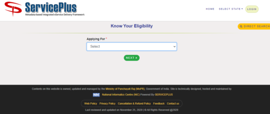 Check If You Are Eligible for Seva Sindhu Service