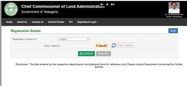 Check Land Transaction Deed Details