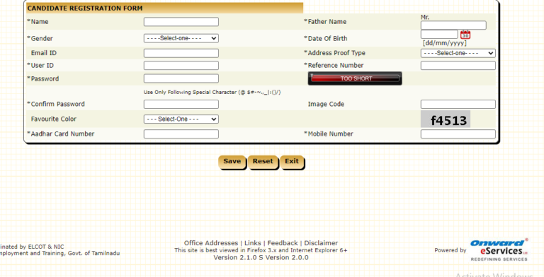 tn registration codes