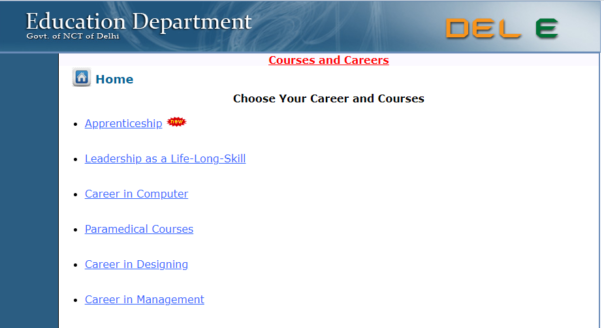 View Courses and Career Opportunities