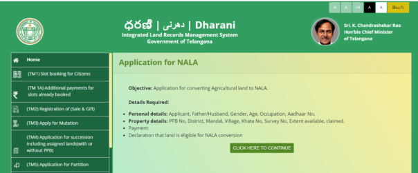 How to Fill Out a Nala Application