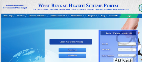 View Claim Reimbursement Details - West Bengal Health Scheme