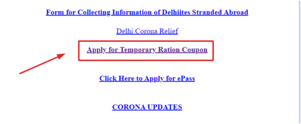 Delhi Ration Coupon