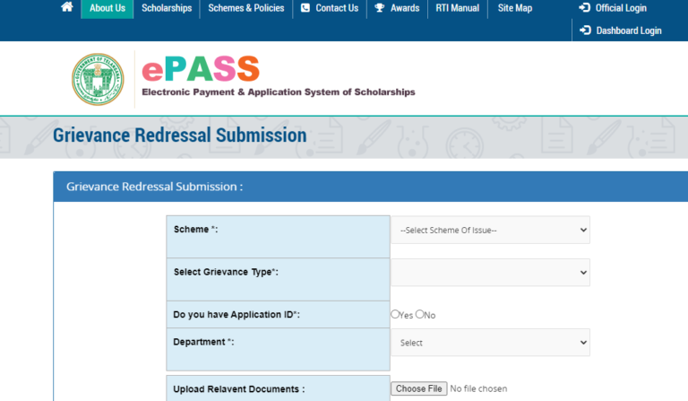 Ts Epass Scholarship 2023 Fresh Renewal Registration Status Last Date