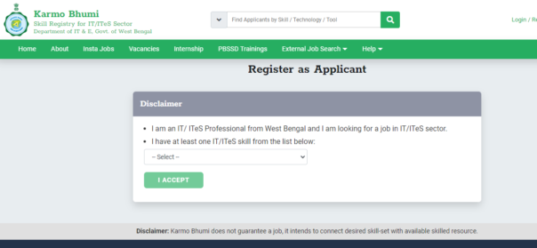 WB Karmo Bhumi Registration Process
