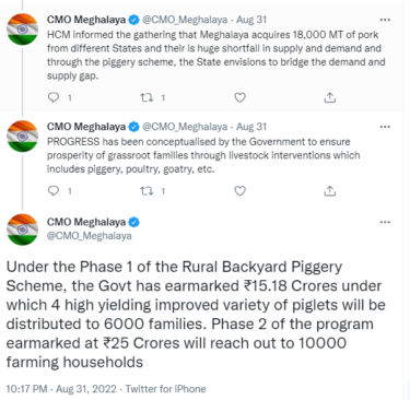 Meghalaya Rural Backyard Piggery Scheme