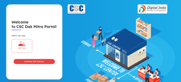 CSC Dak Mitra Portal Registration