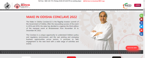 Register on the Make in Odisha Po