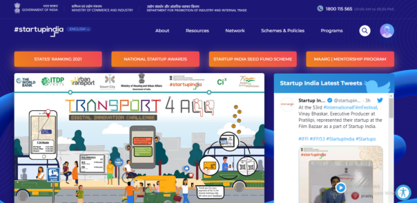 Register on Startup India Portal