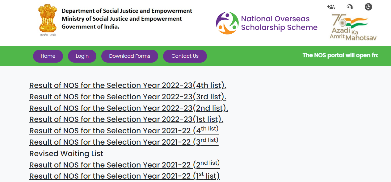 National Overseas Scholarship 202324 Apply Online, Last Date, Eligibility