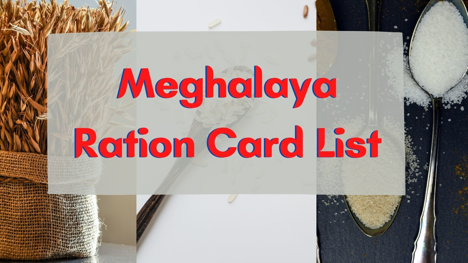Meghalaya Ration Card List 