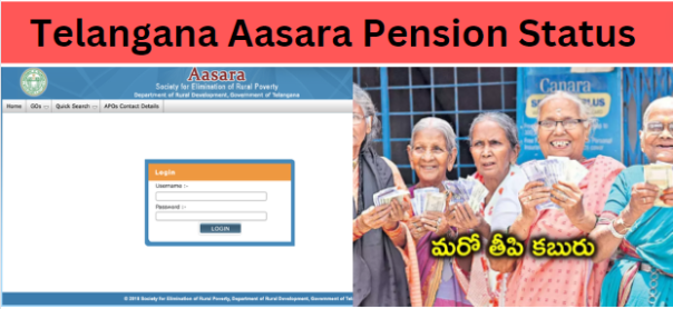 Telangana Aasara Pension Status